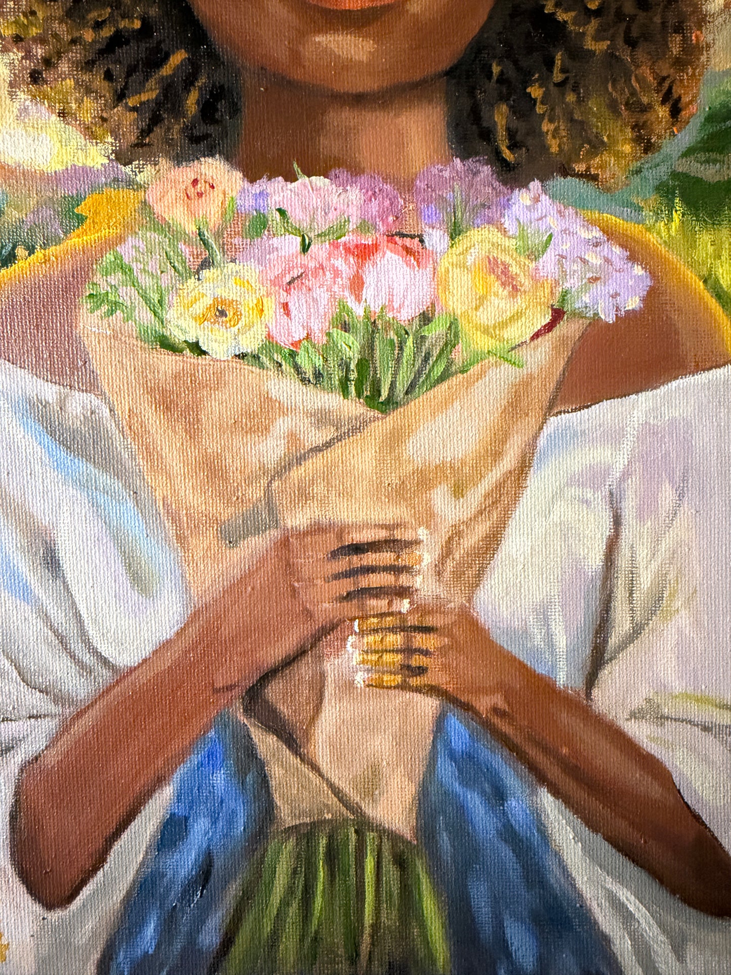 Blossoming Sunrise – Original Oil Painting (9x12)